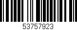 Código de barras (EAN, GTIN, SKU, ISBN): '53757923'