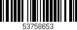 Código de barras (EAN, GTIN, SKU, ISBN): '53758653'
