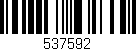 Código de barras (EAN, GTIN, SKU, ISBN): '537592'