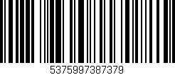Código de barras (EAN, GTIN, SKU, ISBN): '5375997387379'