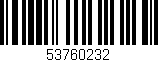 Código de barras (EAN, GTIN, SKU, ISBN): '53760232'