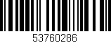 Código de barras (EAN, GTIN, SKU, ISBN): '53760286'