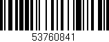 Código de barras (EAN, GTIN, SKU, ISBN): '53760841'