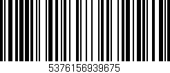 Código de barras (EAN, GTIN, SKU, ISBN): '5376156939675'