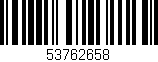 Código de barras (EAN, GTIN, SKU, ISBN): '53762658'