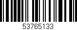 Código de barras (EAN, GTIN, SKU, ISBN): '53765133'