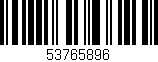Código de barras (EAN, GTIN, SKU, ISBN): '53765896'