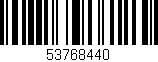 Código de barras (EAN, GTIN, SKU, ISBN): '53768440'