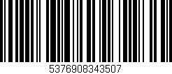 Código de barras (EAN, GTIN, SKU, ISBN): '5376908343507'