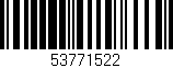 Código de barras (EAN, GTIN, SKU, ISBN): '53771522'