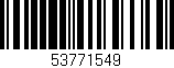 Código de barras (EAN, GTIN, SKU, ISBN): '53771549'