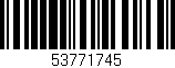 Código de barras (EAN, GTIN, SKU, ISBN): '53771745'
