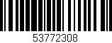 Código de barras (EAN, GTIN, SKU, ISBN): '53772308'