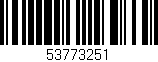 Código de barras (EAN, GTIN, SKU, ISBN): '53773251'
