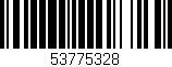 Código de barras (EAN, GTIN, SKU, ISBN): '53775328'