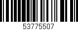 Código de barras (EAN, GTIN, SKU, ISBN): '53775507'