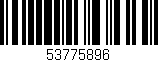 Código de barras (EAN, GTIN, SKU, ISBN): '53775896'