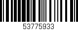 Código de barras (EAN, GTIN, SKU, ISBN): '53775933'