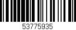 Código de barras (EAN, GTIN, SKU, ISBN): '53775935'