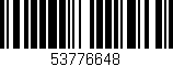 Código de barras (EAN, GTIN, SKU, ISBN): '53776648'