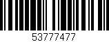 Código de barras (EAN, GTIN, SKU, ISBN): '53777477'