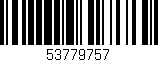 Código de barras (EAN, GTIN, SKU, ISBN): '53779757'