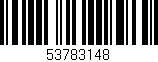 Código de barras (EAN, GTIN, SKU, ISBN): '53783148'