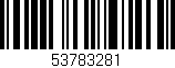 Código de barras (EAN, GTIN, SKU, ISBN): '53783281'