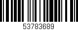 Código de barras (EAN, GTIN, SKU, ISBN): '53783689'