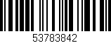 Código de barras (EAN, GTIN, SKU, ISBN): '53783842'