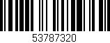 Código de barras (EAN, GTIN, SKU, ISBN): '53787320'