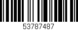 Código de barras (EAN, GTIN, SKU, ISBN): '53787487'