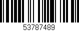 Código de barras (EAN, GTIN, SKU, ISBN): '53787489'