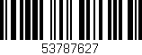 Código de barras (EAN, GTIN, SKU, ISBN): '53787627'