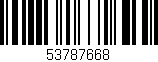 Código de barras (EAN, GTIN, SKU, ISBN): '53787668'