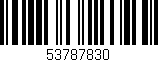 Código de barras (EAN, GTIN, SKU, ISBN): '53787830'