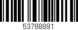 Código de barras (EAN, GTIN, SKU, ISBN): '53788891'
