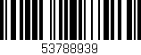 Código de barras (EAN, GTIN, SKU, ISBN): '53788939'