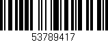 Código de barras (EAN, GTIN, SKU, ISBN): '53789417'