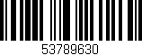 Código de barras (EAN, GTIN, SKU, ISBN): '53789630'