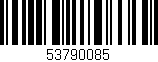 Código de barras (EAN, GTIN, SKU, ISBN): '53790085'