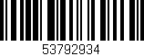 Código de barras (EAN, GTIN, SKU, ISBN): '53792934'