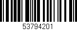 Código de barras (EAN, GTIN, SKU, ISBN): '53794201'