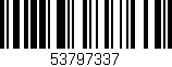 Código de barras (EAN, GTIN, SKU, ISBN): '53797337'