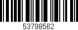 Código de barras (EAN, GTIN, SKU, ISBN): '53798562'