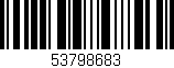 Código de barras (EAN, GTIN, SKU, ISBN): '53798683'