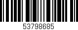 Código de barras (EAN, GTIN, SKU, ISBN): '53798685'