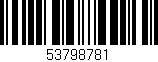 Código de barras (EAN, GTIN, SKU, ISBN): '53798781'