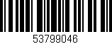 Código de barras (EAN, GTIN, SKU, ISBN): '53799046'