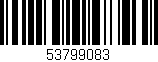 Código de barras (EAN, GTIN, SKU, ISBN): '53799083'